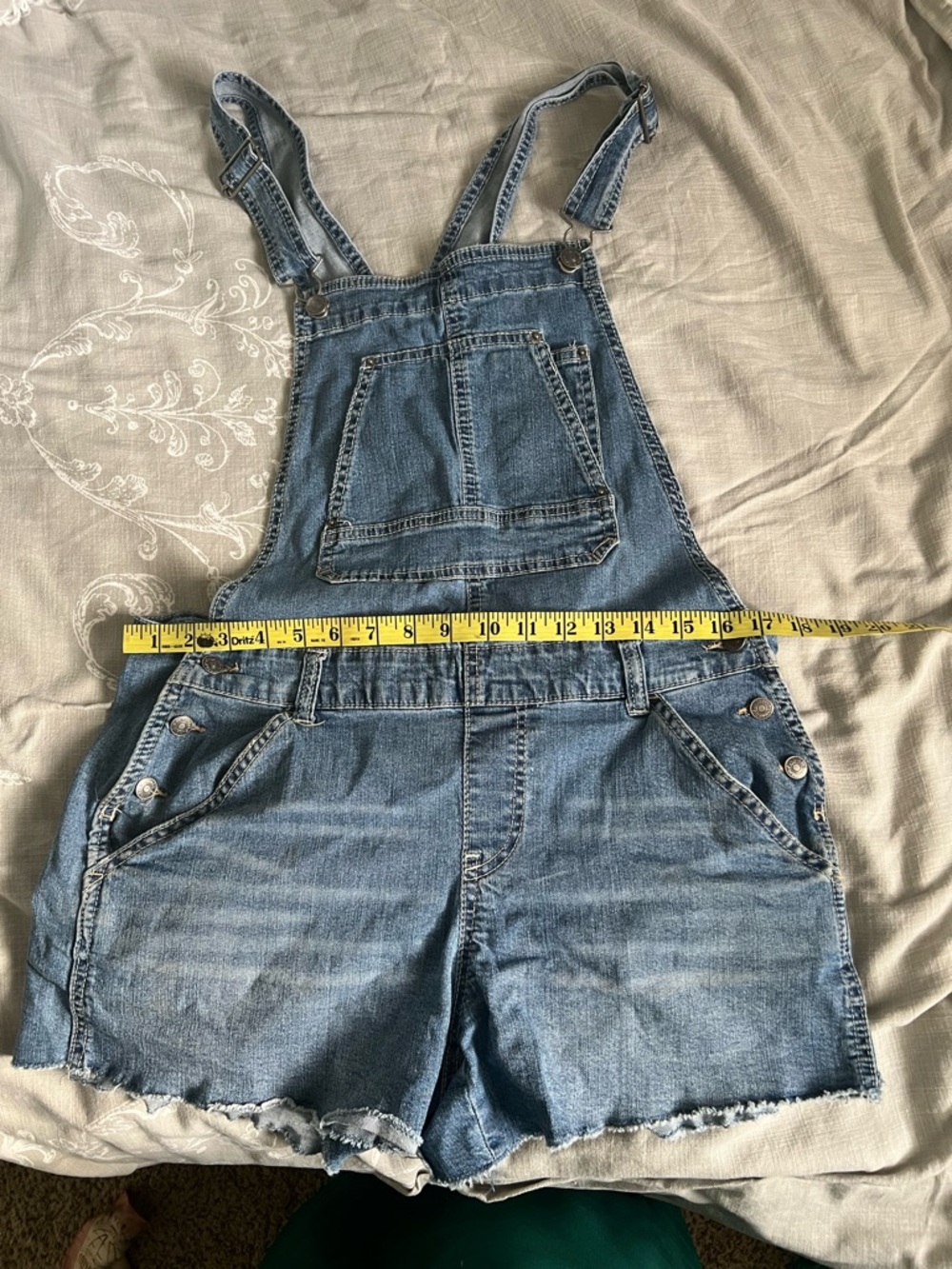 UNIONBAY Light Blue Denim Overalls with Red Tag